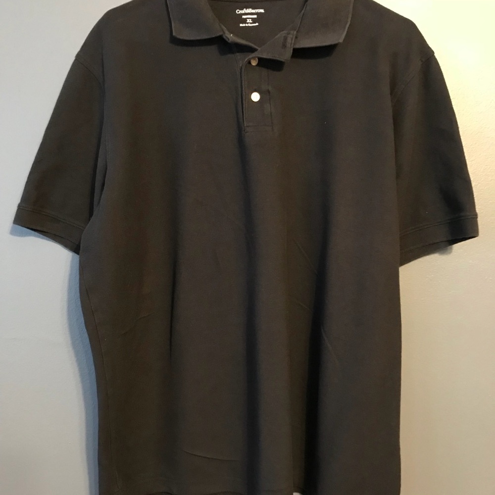 Croft & Borrow Black Polo